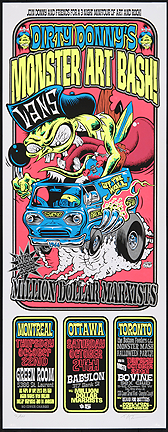 Dirty Donny Big Daddy Ed Roth - Rat Fink Museum Show Silkscreen